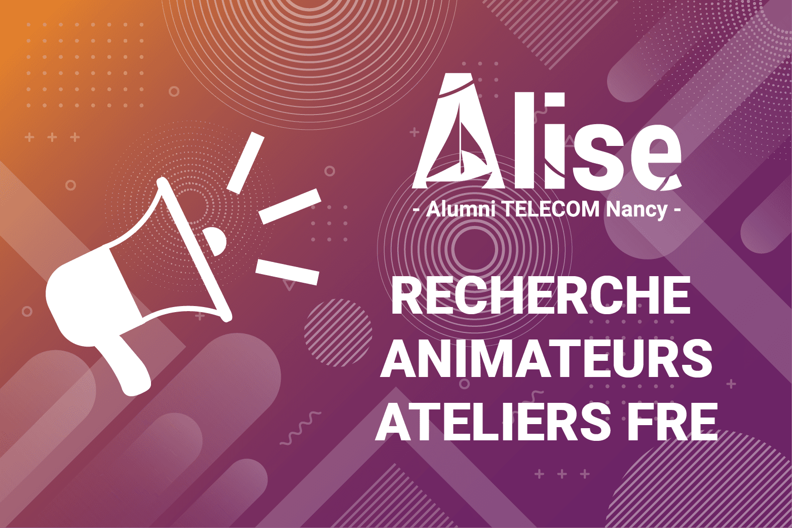 Cover Image for Ateliers FRE 2025 - Recrutement d’animateurs
